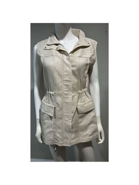 Akris Linen Sleeveless Vest Size 8